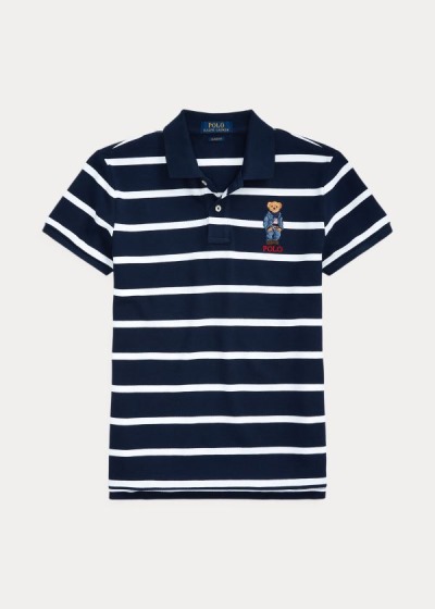 Women's Polo Ralph Lauren Classic Fit Bear Polo Shirts | 914735QAX